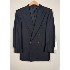 Stefano Ricci Double Breasted Bespoke Blazer w/gold Brioni Polo Buttons 46IT/36